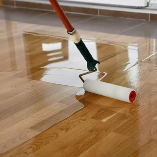 How to polish a floor using a floor polisher?